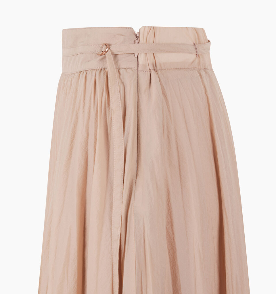 Pink semi sheer maxi skirt - sisley k longuette skirts - Blush | Sisley K image number 3